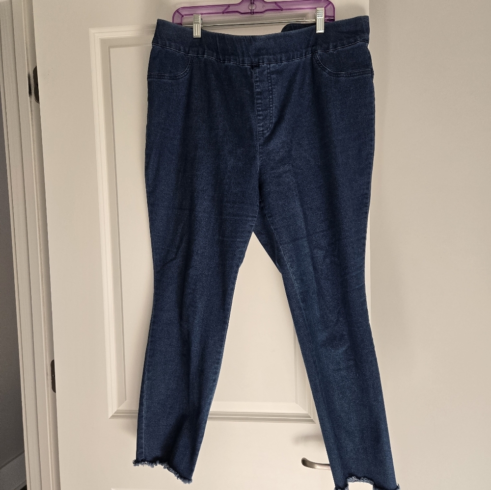 Nina Leonard High Rise Jeans - Dark Blue